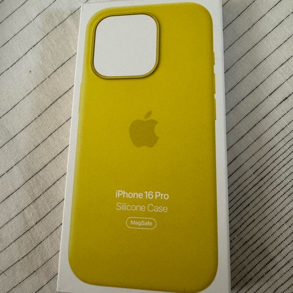 Apple Other - Apple Yellow Silicone Case for iPhone - Bold and Protective